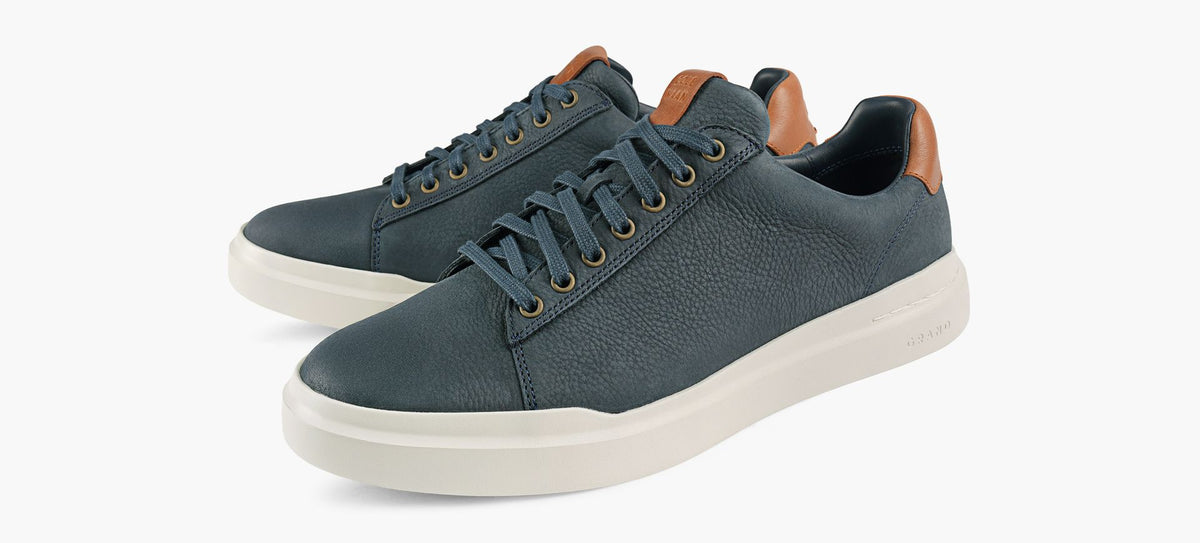 COLE HAAN BASKETGRANDPRORALLYLTTLARGEURLARGE en BLEU vue 4