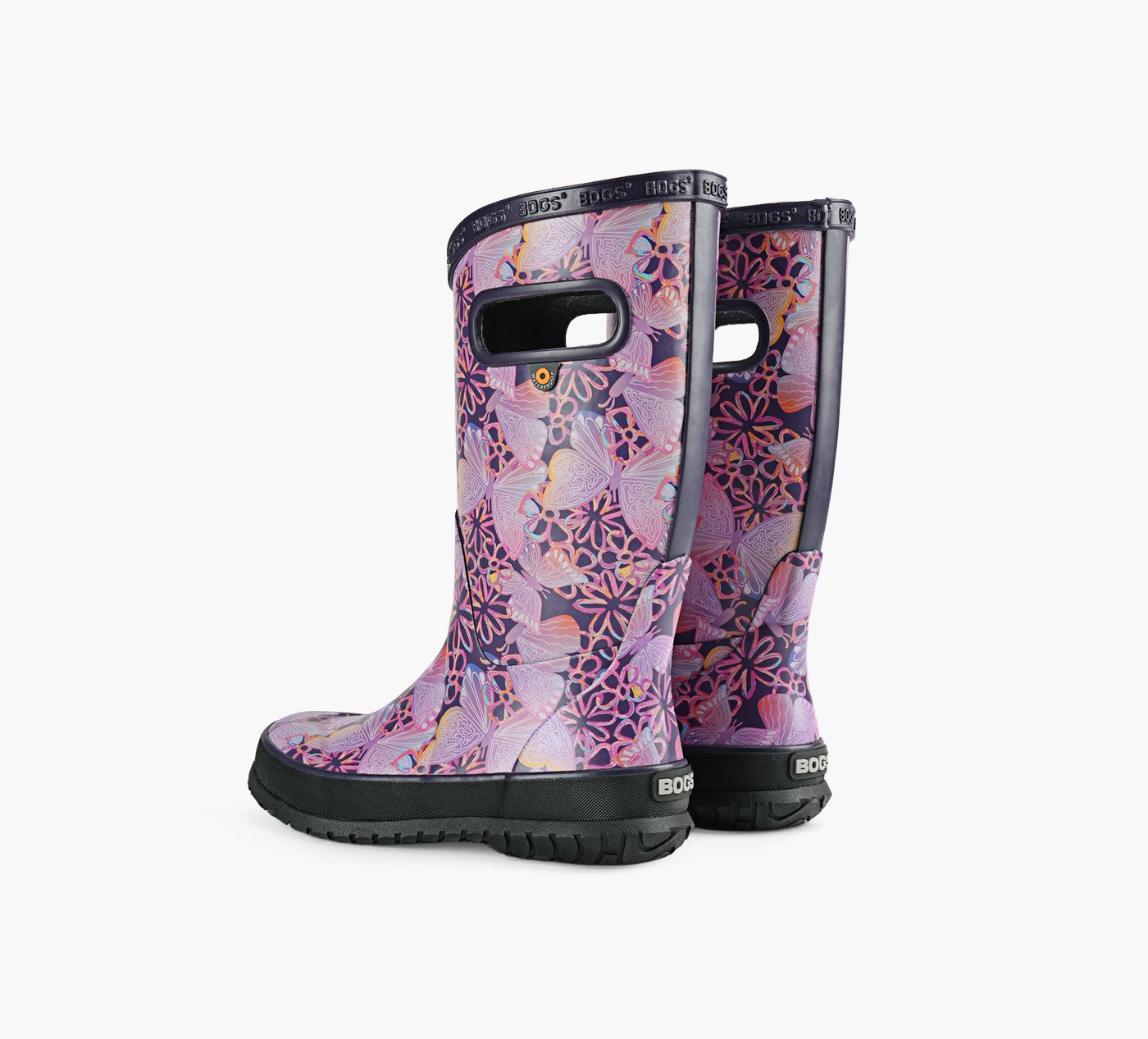 BOGS BOTTEDEPLUIEPAPILLONSOLAIRE en VIOLET vue 3