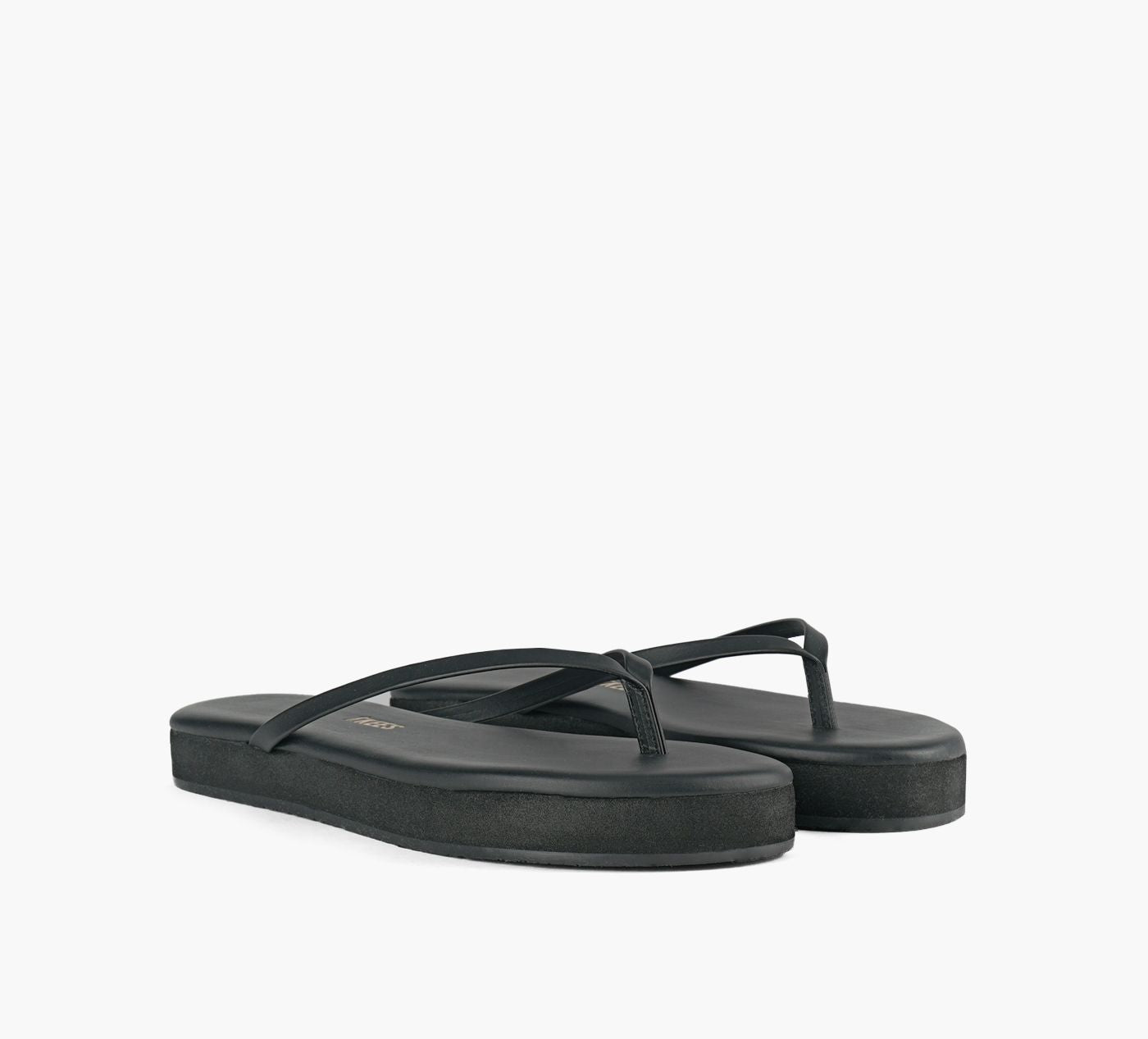 TKEES PLATFORMLILY in BLACK view 2