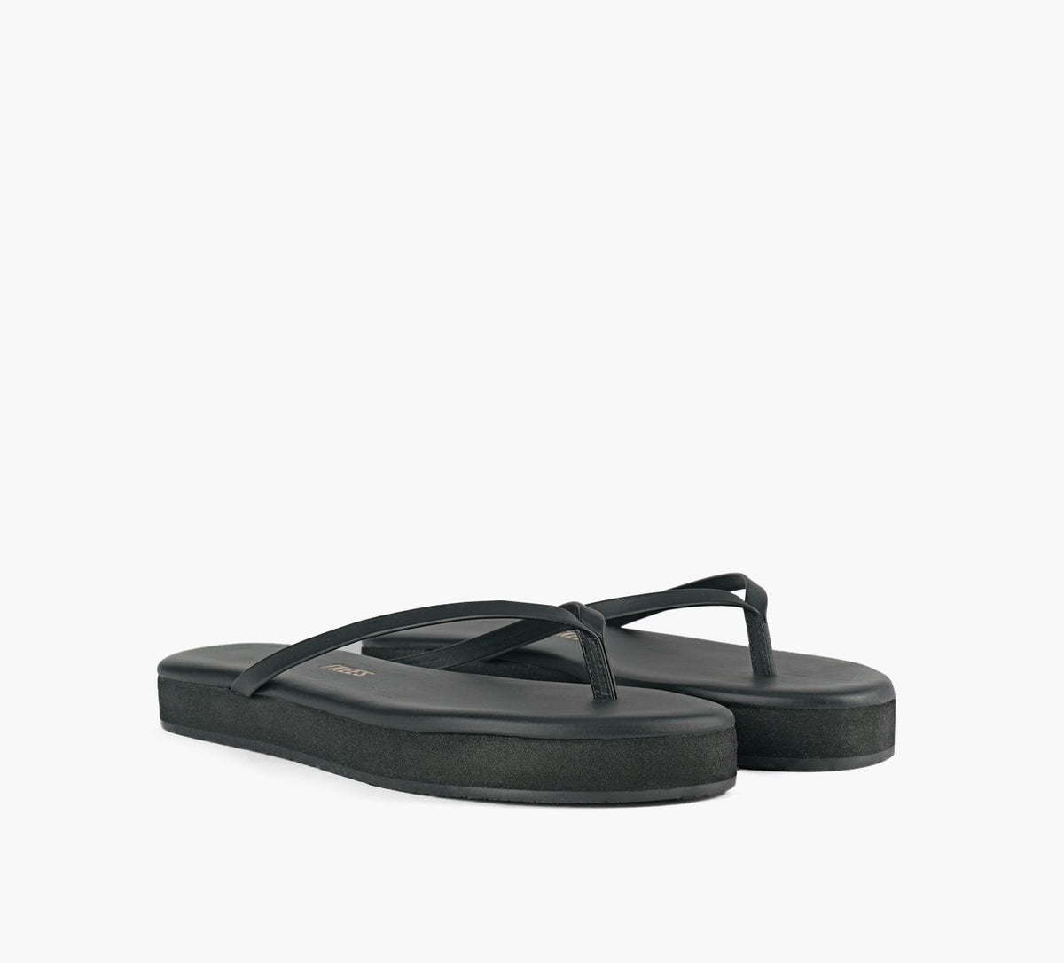 TKEES PLATFORMLILY in BLACK view 2