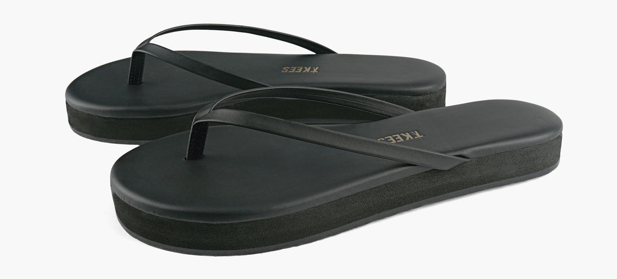 TKEES PLATFORMLILY in BLACK view 4