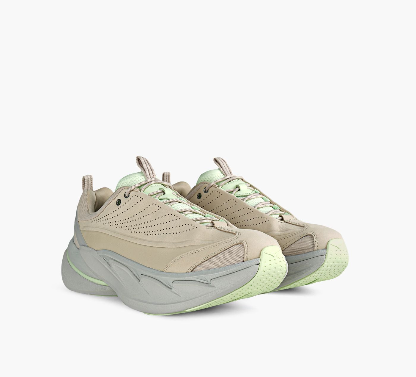 HOKA ELEVONX en BEIGE vue 2