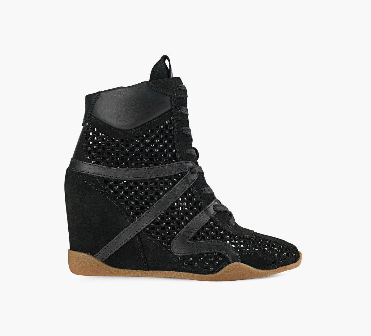GIUSEPPE ZANOTTI GZTOPNETWEDGE in BLACK
