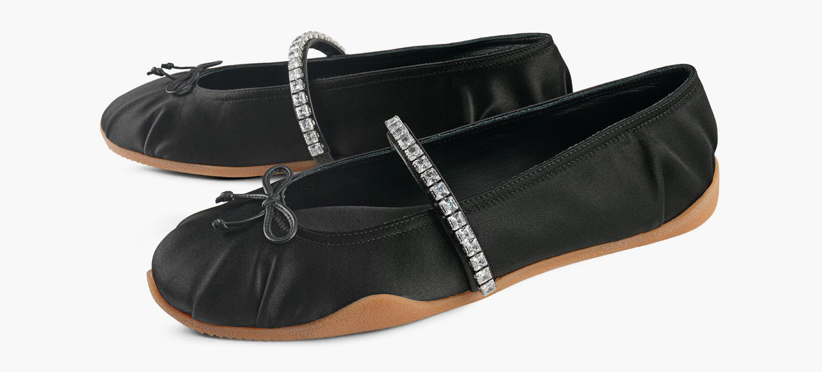 GIUSEPPE ZANOTTI GZTOPBALLETSTRASS in BLACK view 4
