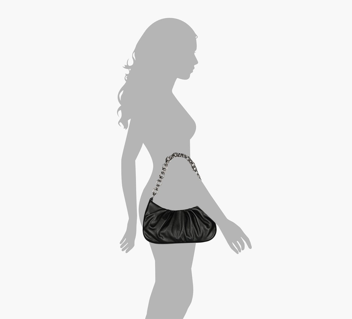 BROWNS SEASHELL in BLACK view 3