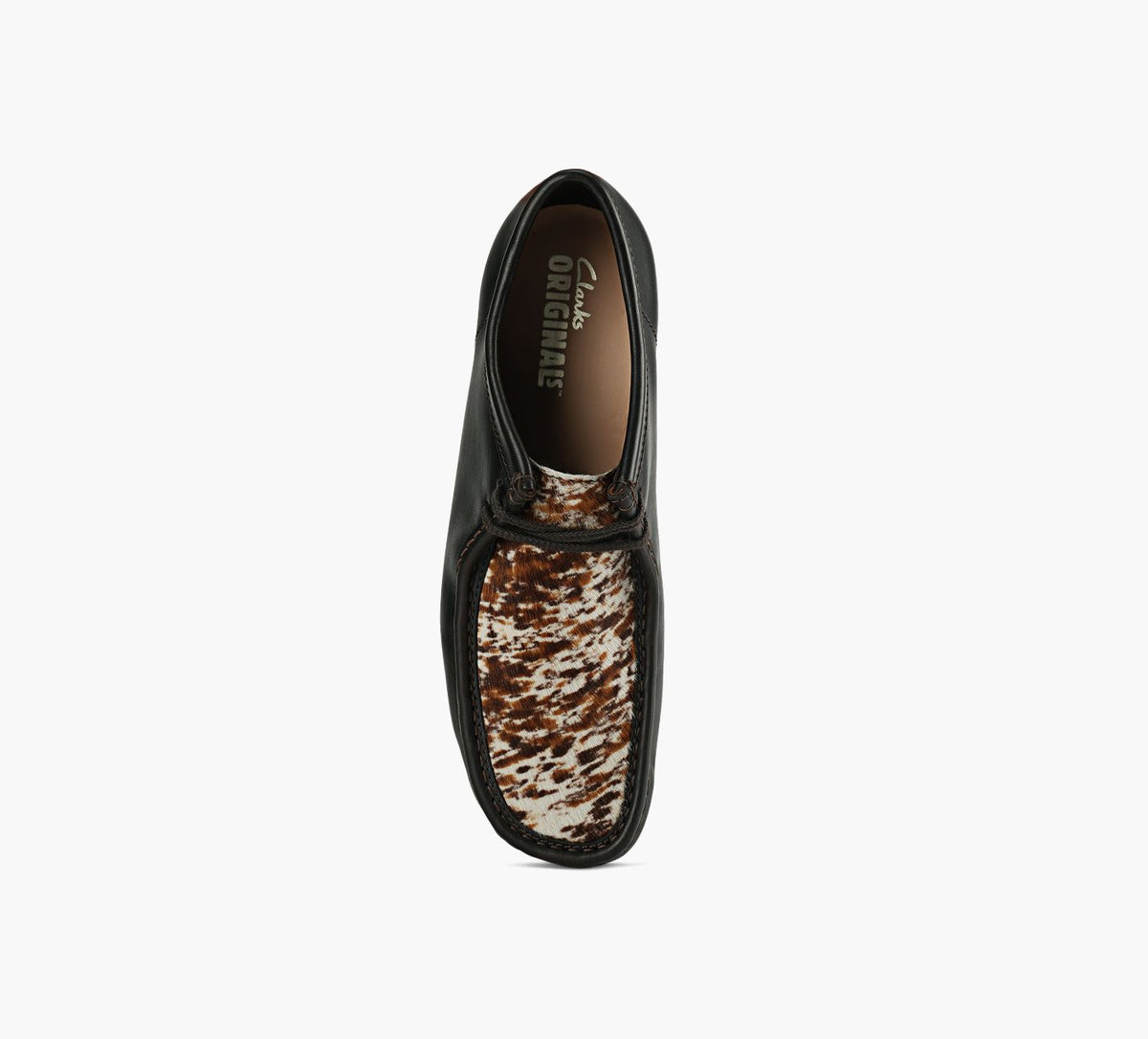 CLARKS ORIGINALS WALLABEE en NOIR vue 1c