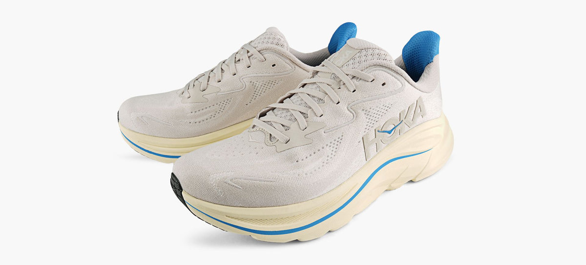 HOKA CLIFTON10 en GRIS vue 4