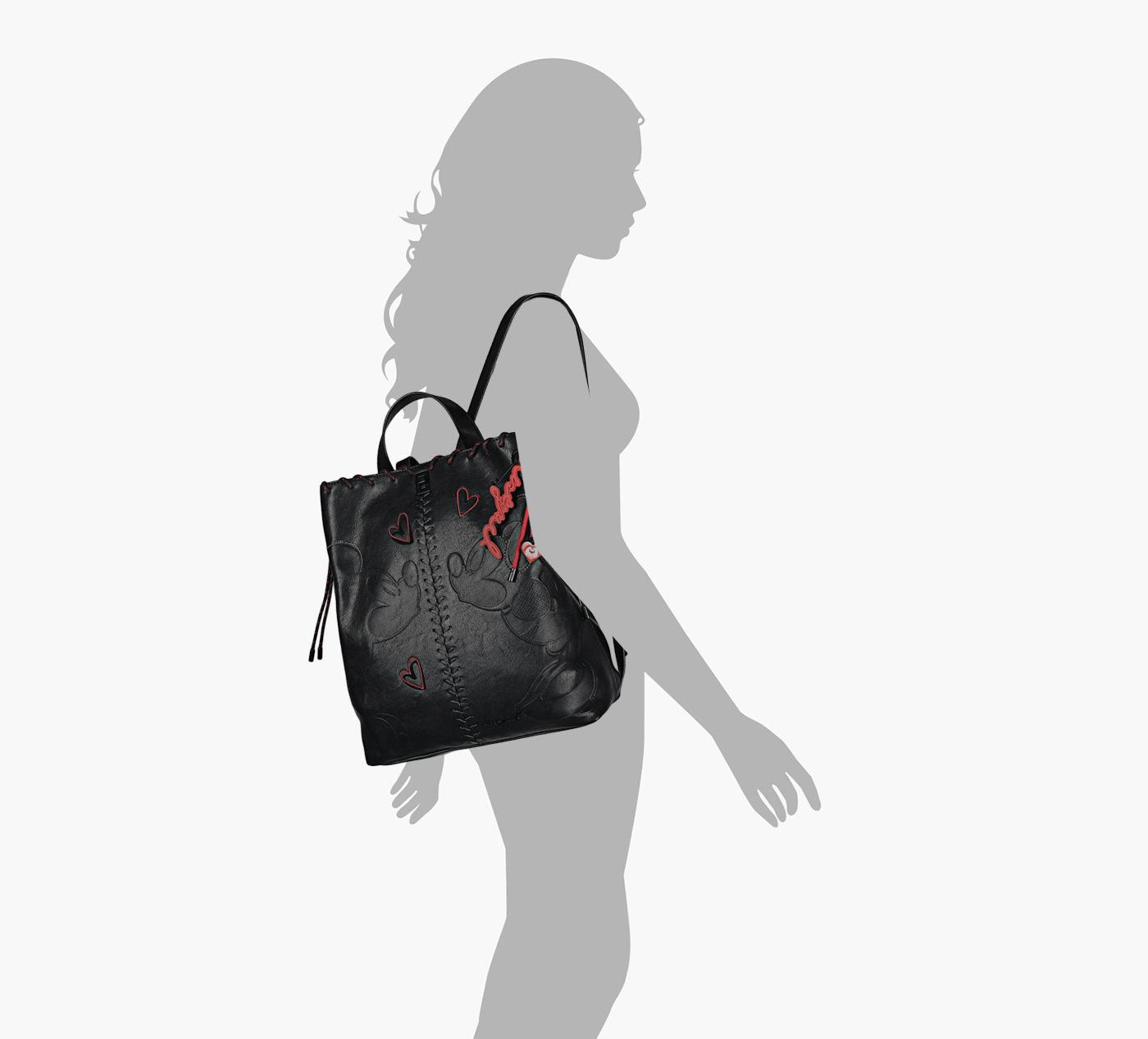 DESIGUAL SUMY en NOIR vue 1c