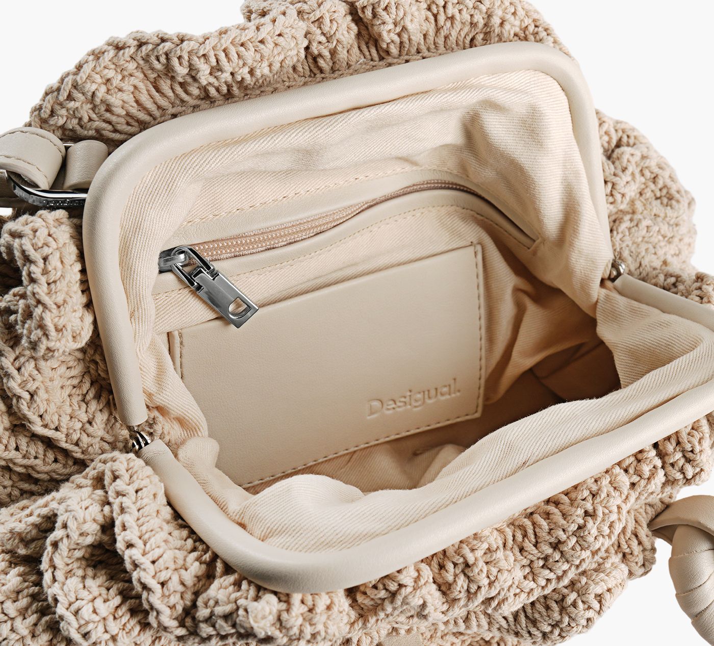DESIGUAL MINIECRU in BEIGE view 4
