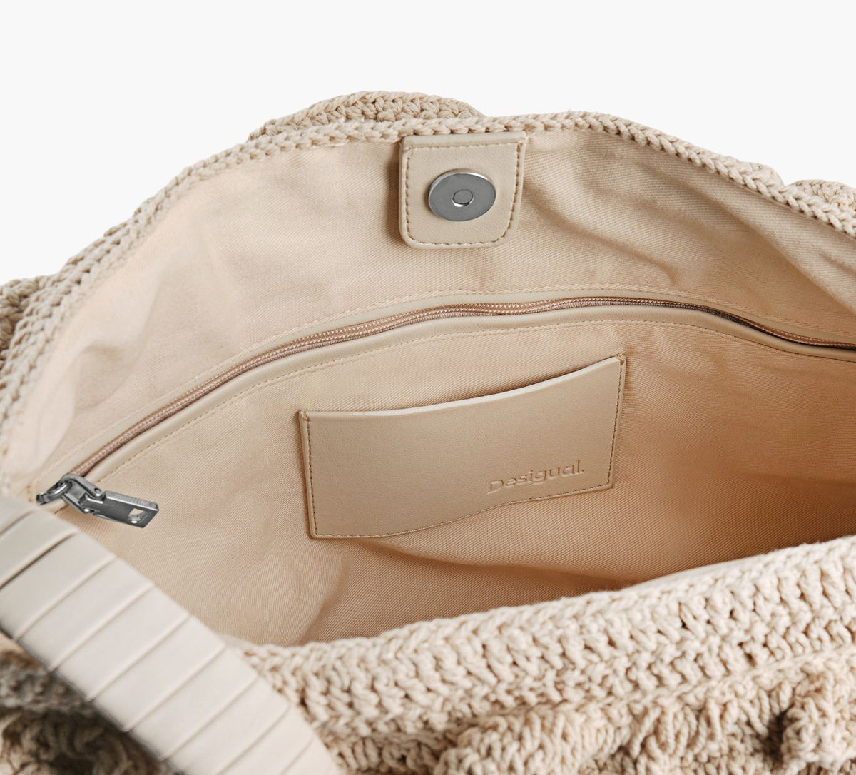 DESIGUAL SACFOURRETOUTCRU en BEIGE vue 4
