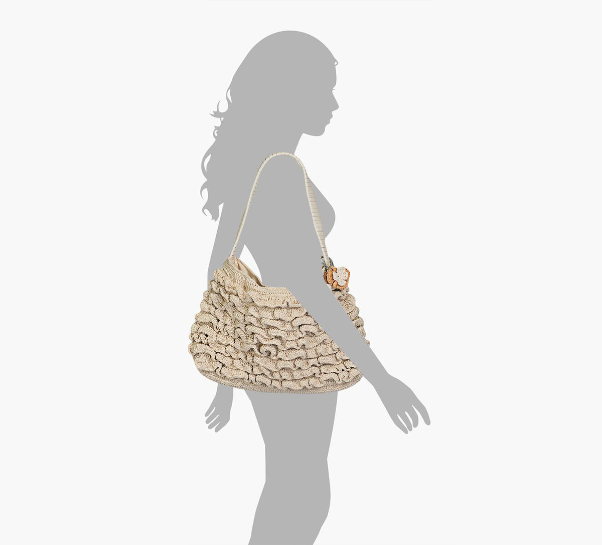 DESIGUAL SACFOURRETOUTCRU en BEIGE vue 1c