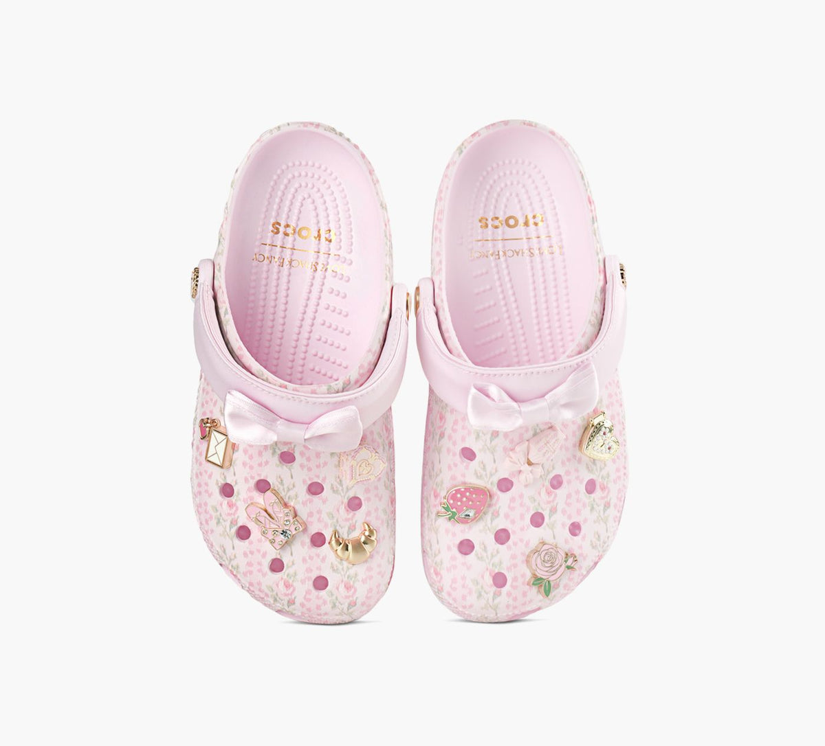 CROCS LOVESHACKFANCYCLASSICCLOG in LIGHT PINK view 1c