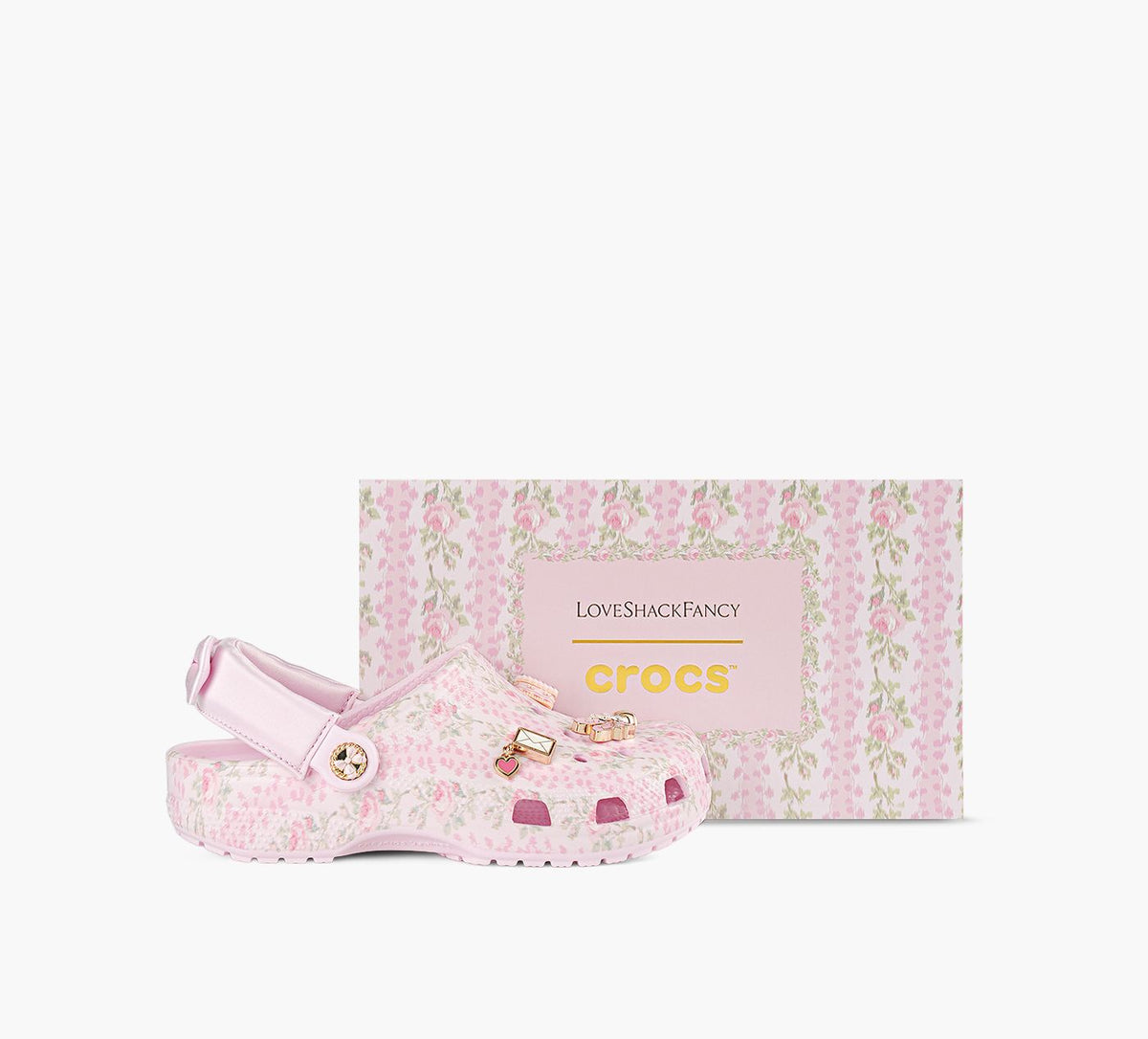 CROCS LOVESHACKFANCYCLASSICCLOG in LIGHT PINK view 8