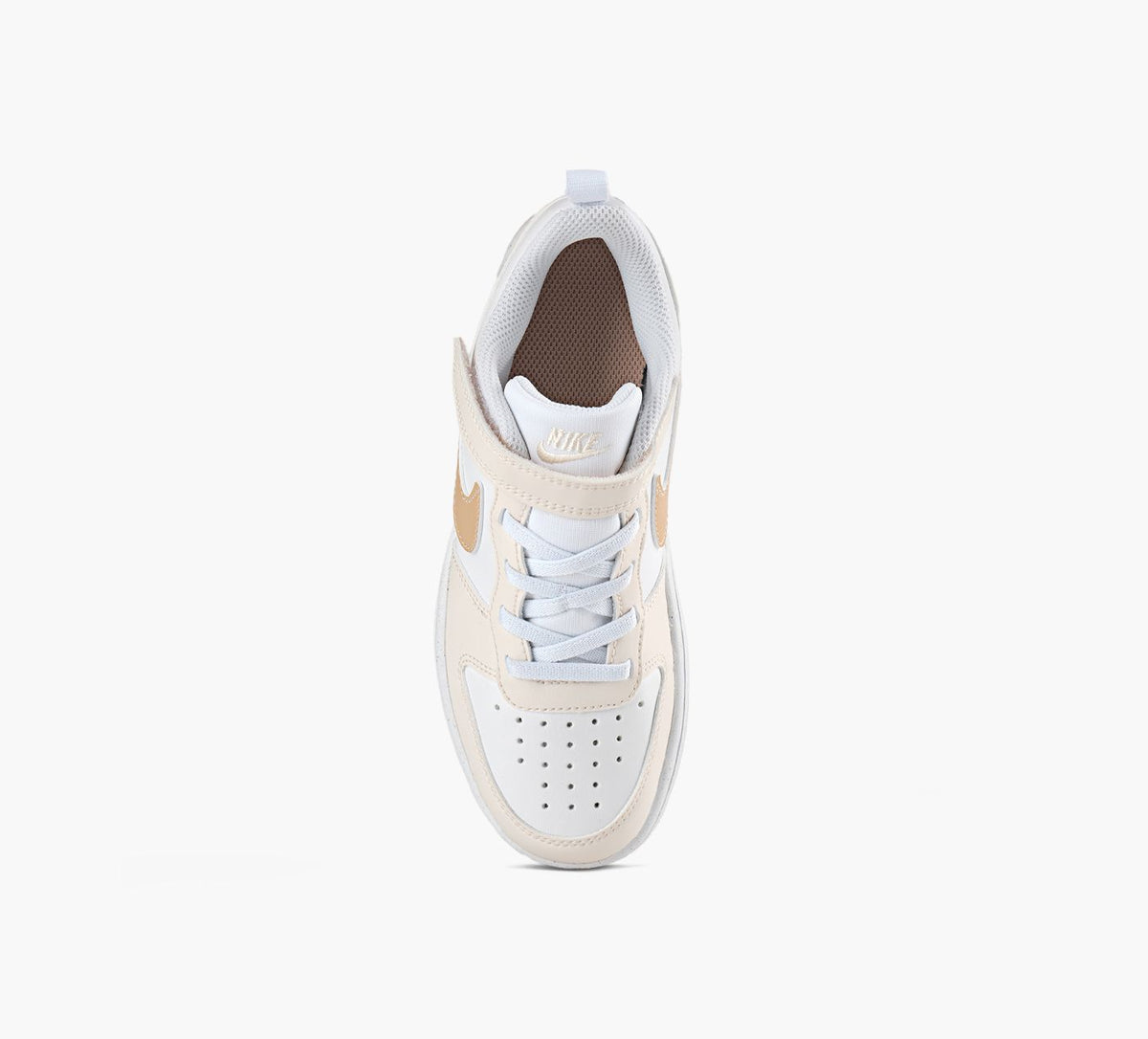 NIKE BASKETCOURTBOROUGHLOWBBALL en BLANC vue 1c