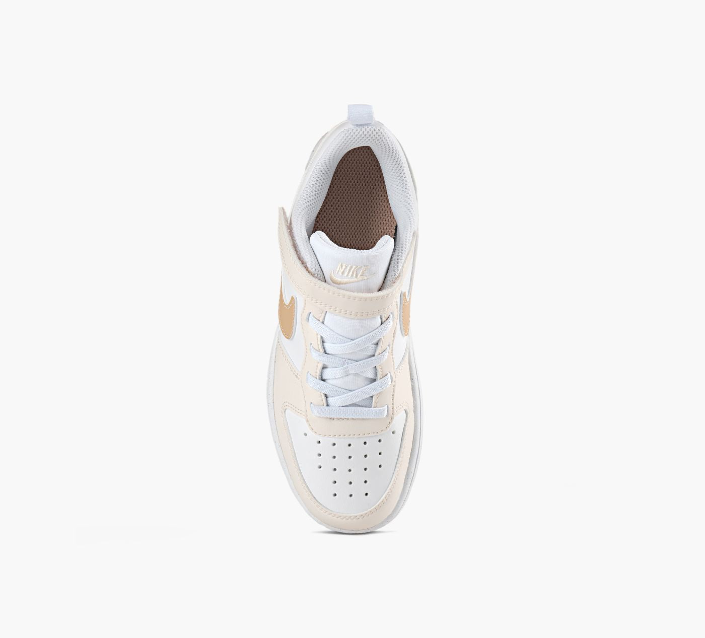 NIKE BASKETCOURTBOROUGHLOWBBALL en BLANC vue 1c