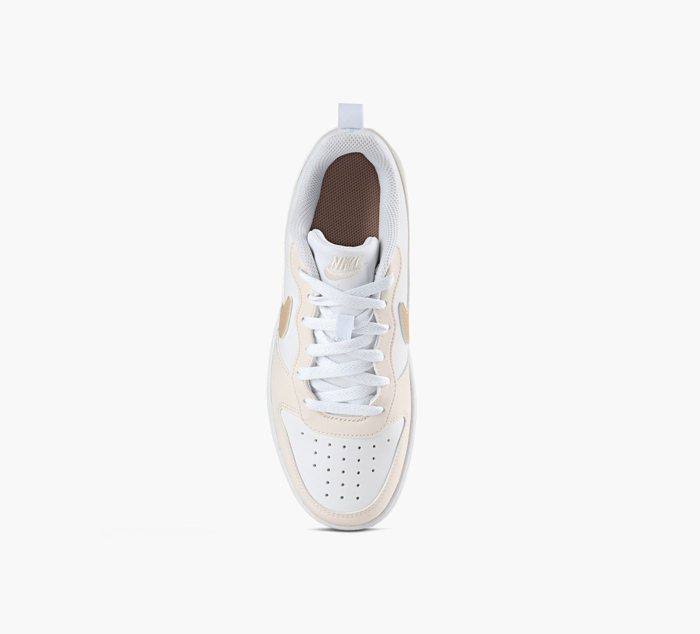 NIKE BASKETCOURTBOROUGHLOWBBALL en BLANC vue 1c