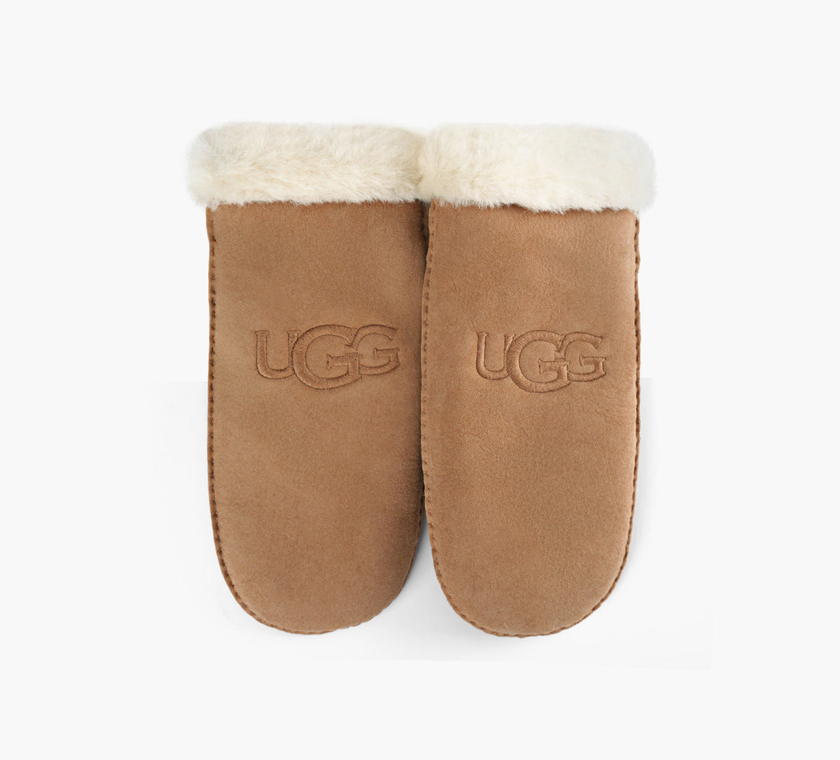 UGG MITAINEBRODEENPEAUDEMOUTON en TAN vue 2
