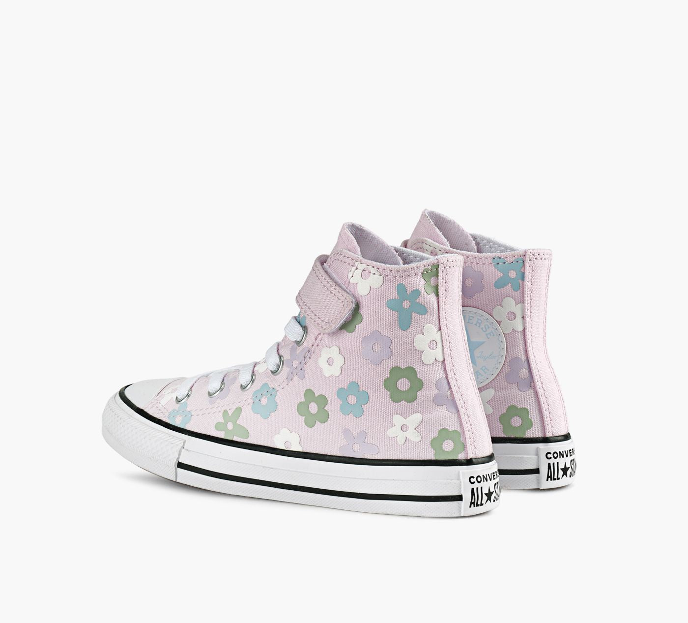 CONVERSE CHUCKTAYLORALLSTAREASYONFLEURSENBULLE en ROSE PALE vue 3