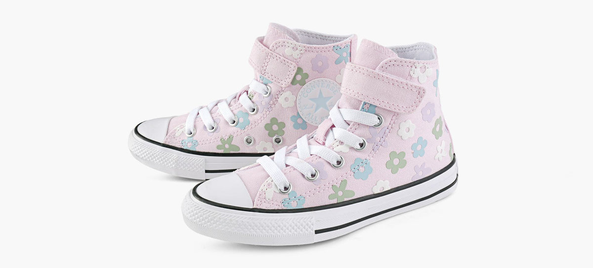 CONVERSE CHUCKTAYLORALLSTAREASYONBUBBLEFLOWERS in LIGHT PINK view 4