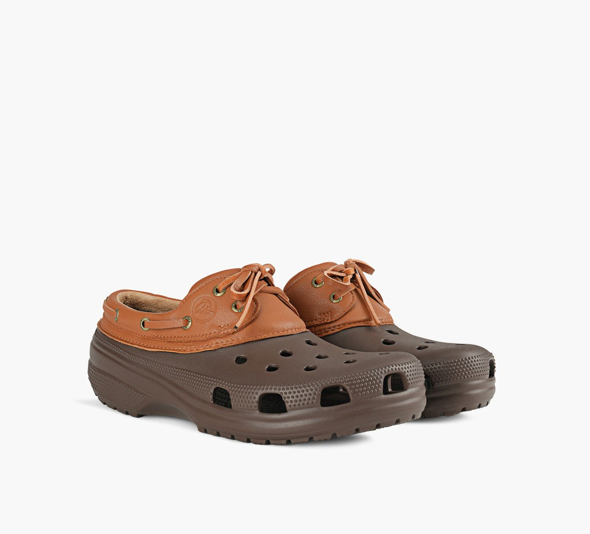 CROCS CLASSICBOATSHOE in BROWN view 2