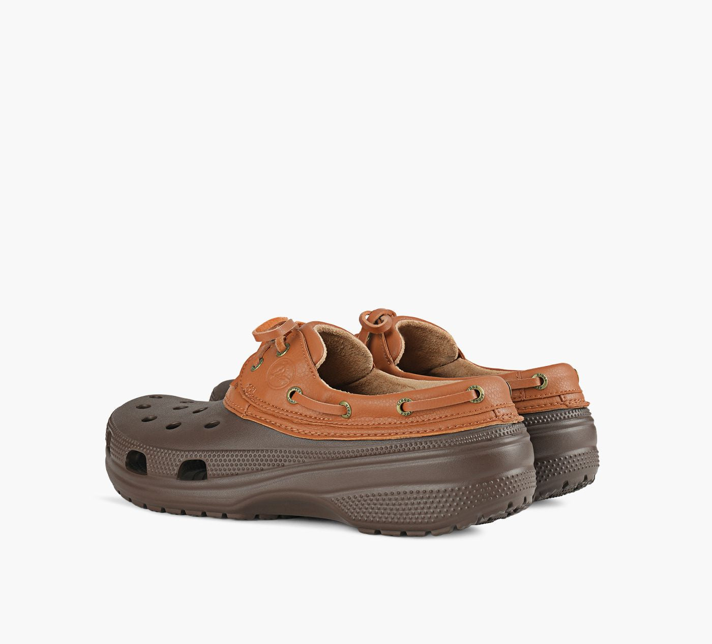 CROCS CLASSICBOATSHOE in BROWN view 3