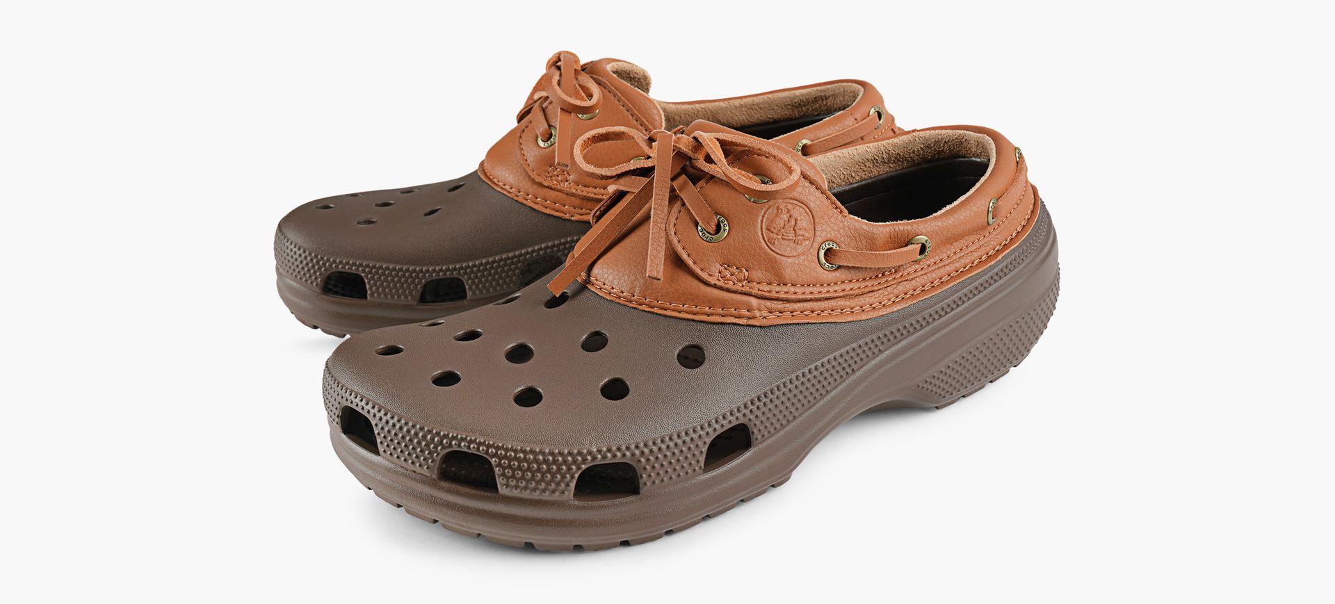 CROCS CLASSICBOATSHOE in BROWN view 4