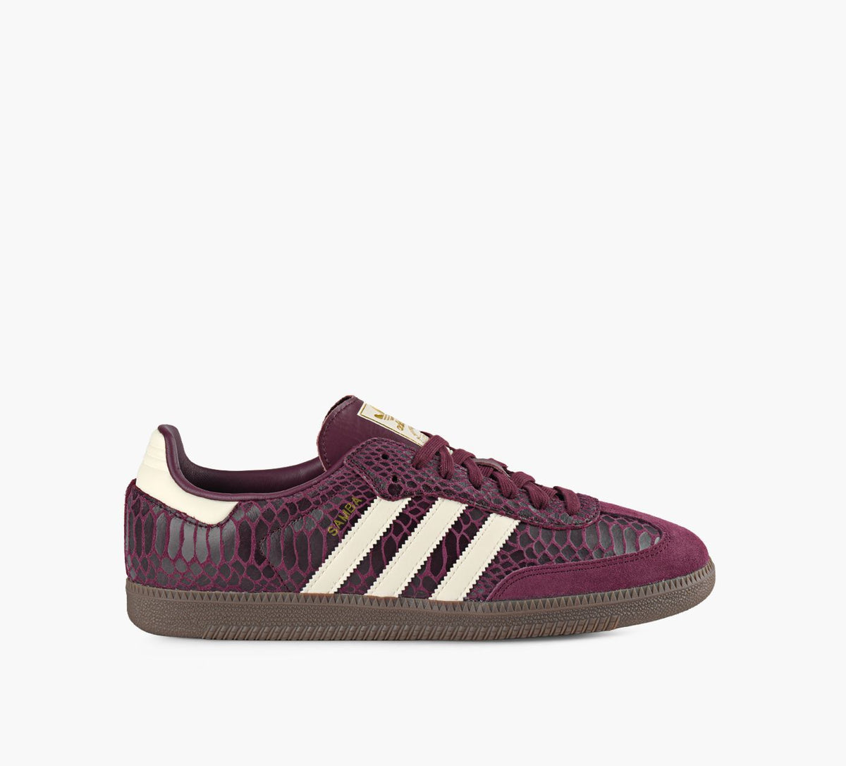 ADIDAS SAMBAOG in BURGUNDY