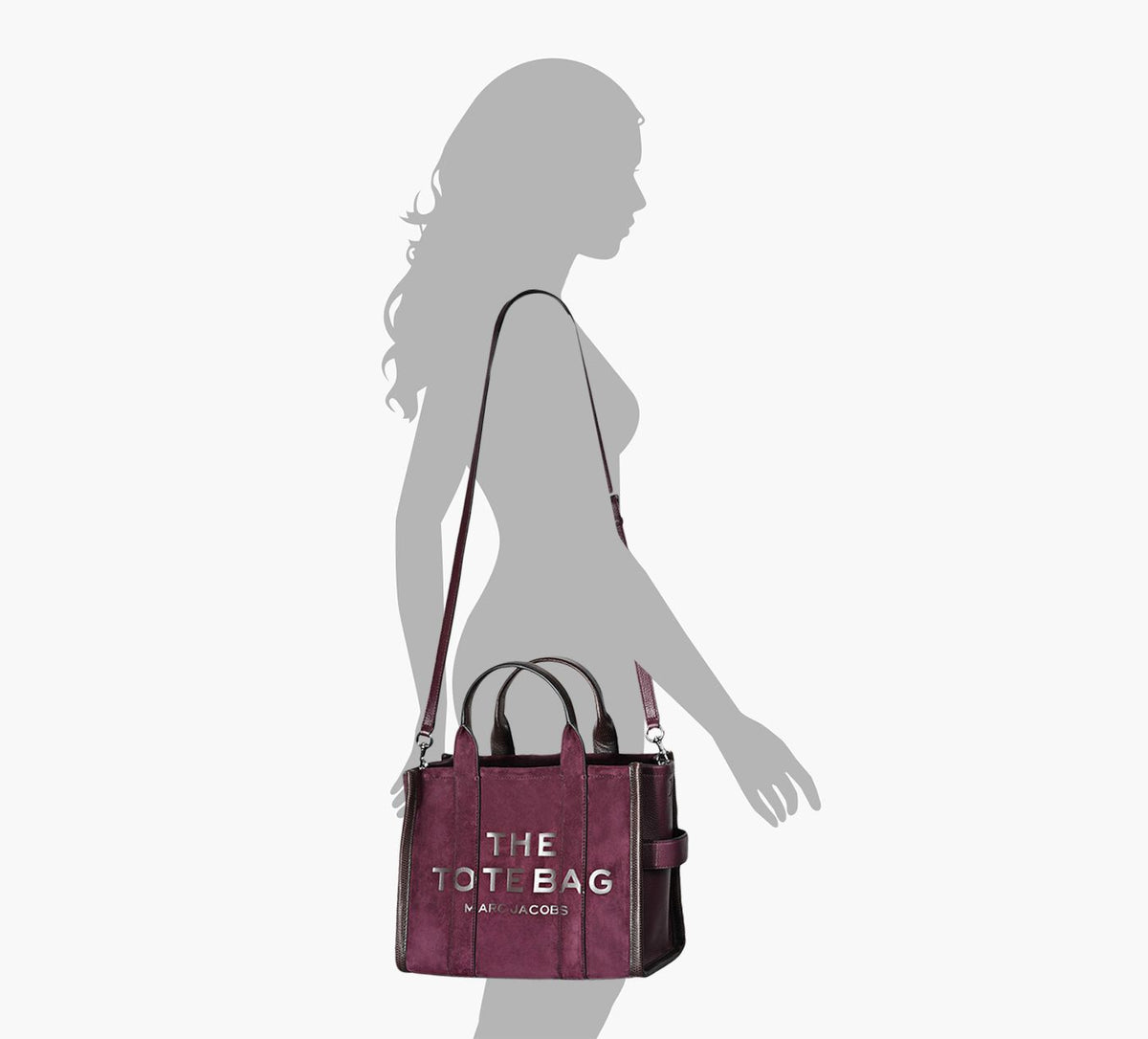 MARC JACOBS THEMEDIUMTOTE in BURGUNDY view 6
