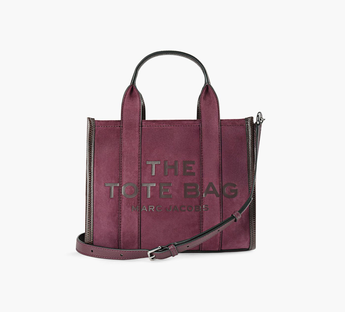 MARC JACOBS THESMALLTOTE in BURGUNDY