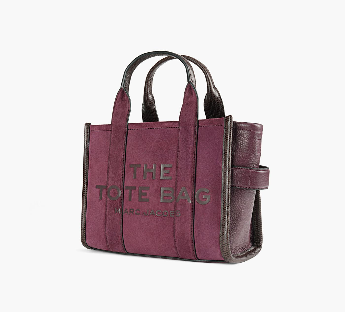MARC JACOBS THESMALLTOTE in BURGUNDY view 2