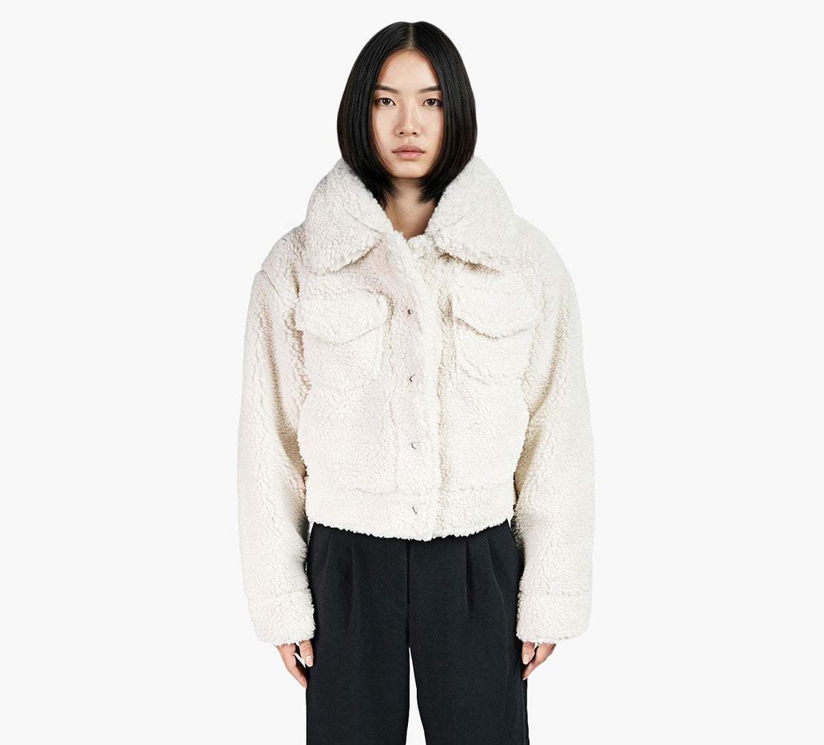 UGG FRANKIESHORTTRUCKERJACKET in BEIGE