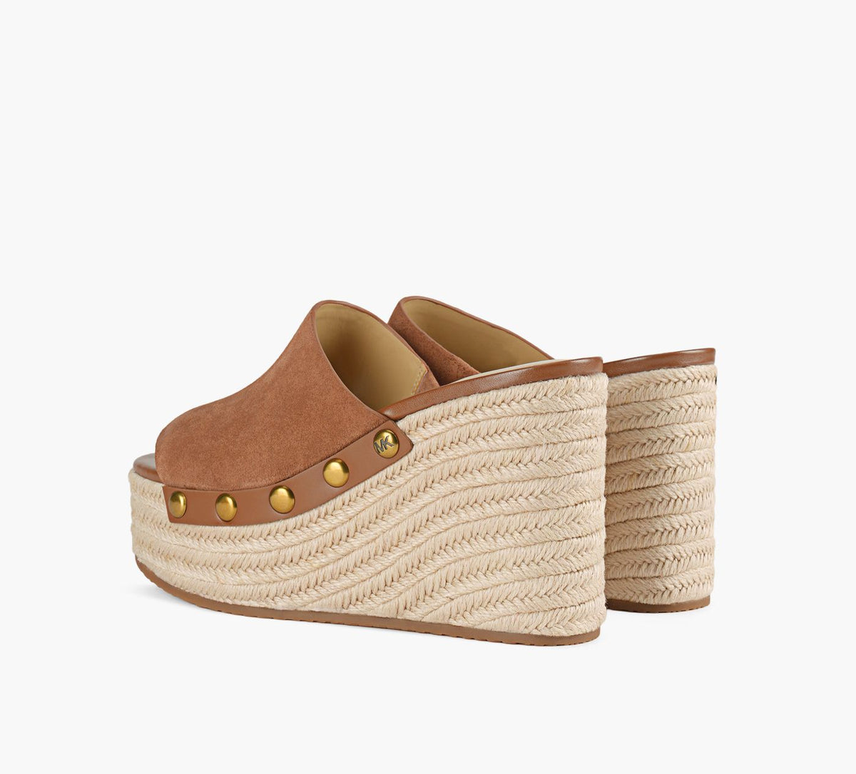 MICHAEL KORS MAYESWEDGESANDAL in TAN view 3