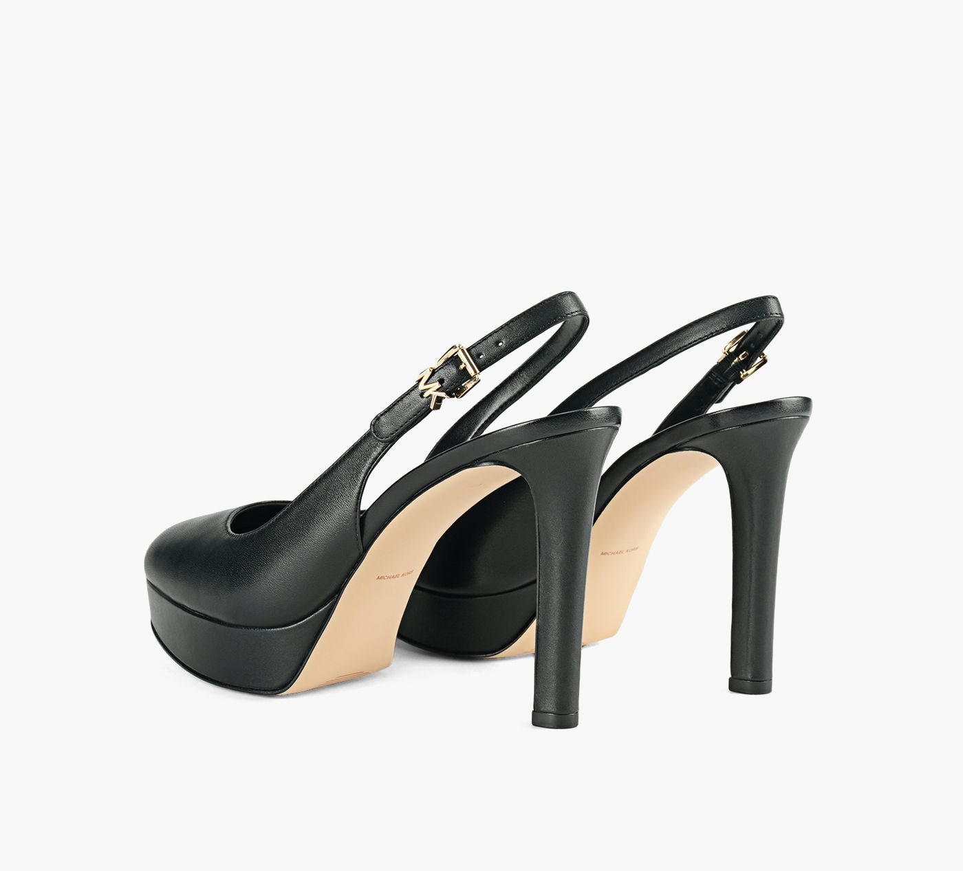 MICHAEL KORS TRACYPLATFORMSLINGPUMP in BLACK view 3