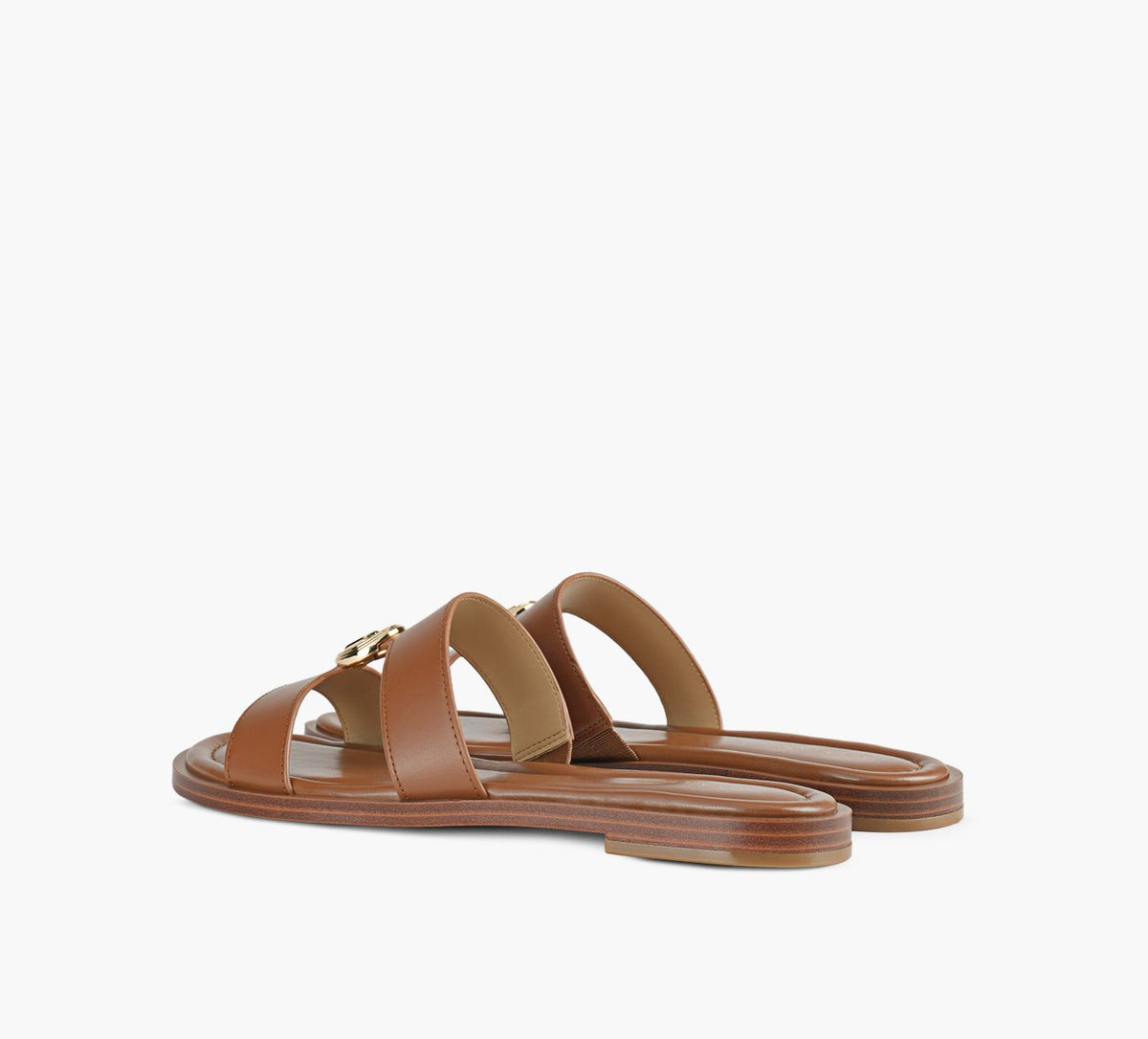 MICHAEL KORS ERINFLATSANDAL in TAN view 3