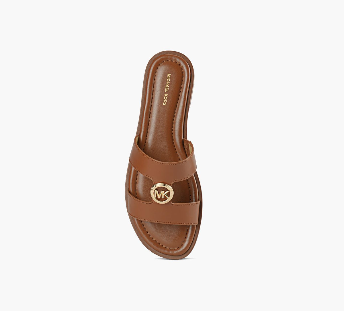 MICHAEL KORS ERINFLATSANDAL in TAN view 1c