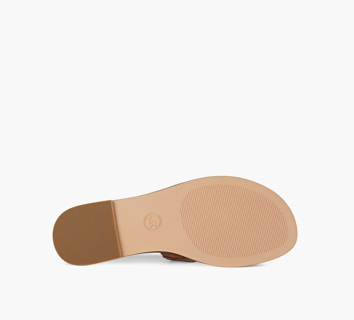 MICHAEL KORS ERINFLATSANDAL in TAN view 6