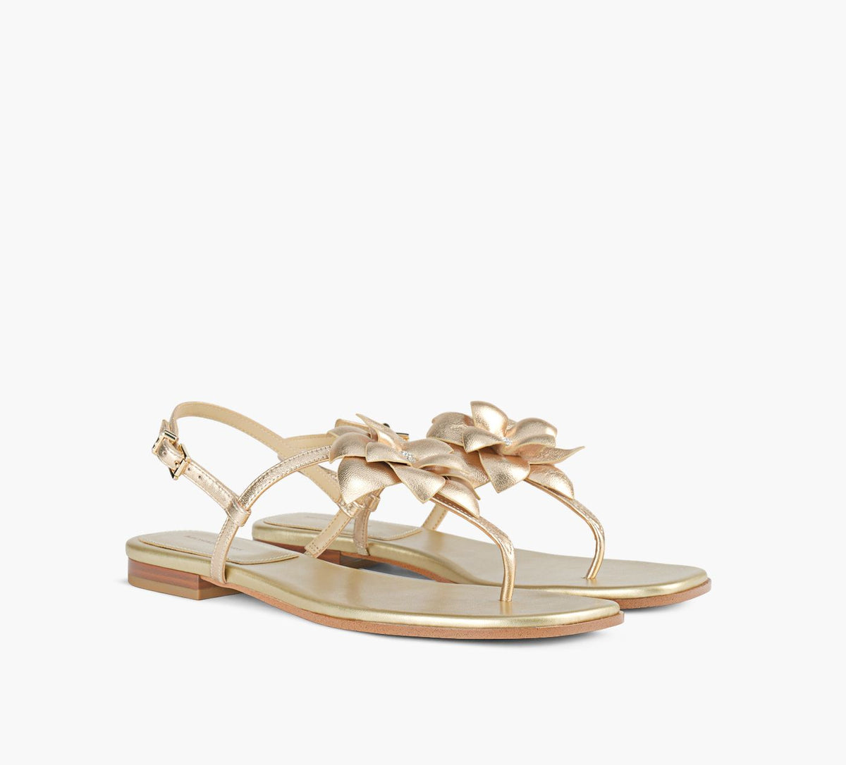 MICHAEL KORS JACIETHONGSANDAL in GOLD view 2