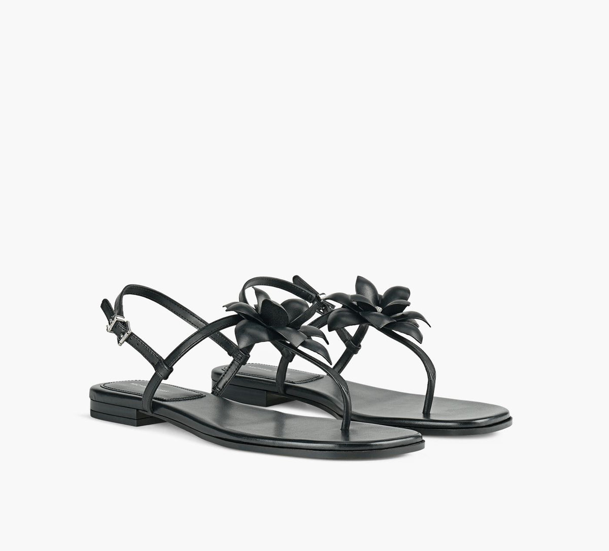 MICHAEL KORS JACIETHONGSANDAL in BLACK view 2