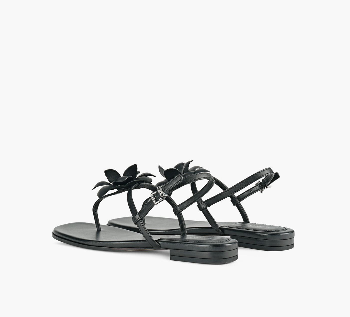 MICHAEL KORS JACIETHONGSANDAL in BLACK view 3