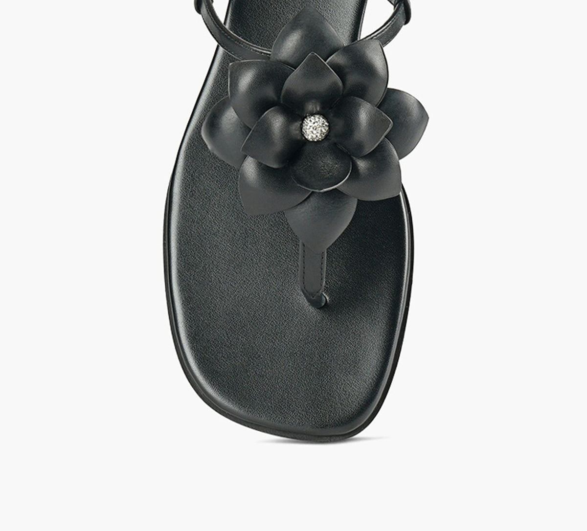 MICHAEL KORS JACIETHONGSANDAL in BLACK view 1c