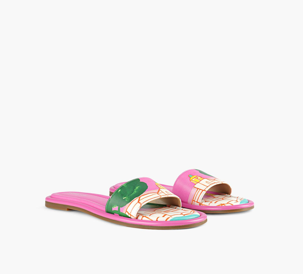MICHAEL KORS SANDALEDANA en FUCHSIA vue 2