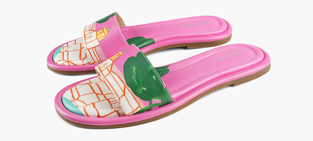 MICHAEL KORS SANDALEDANA en FUCHSIA vue 4