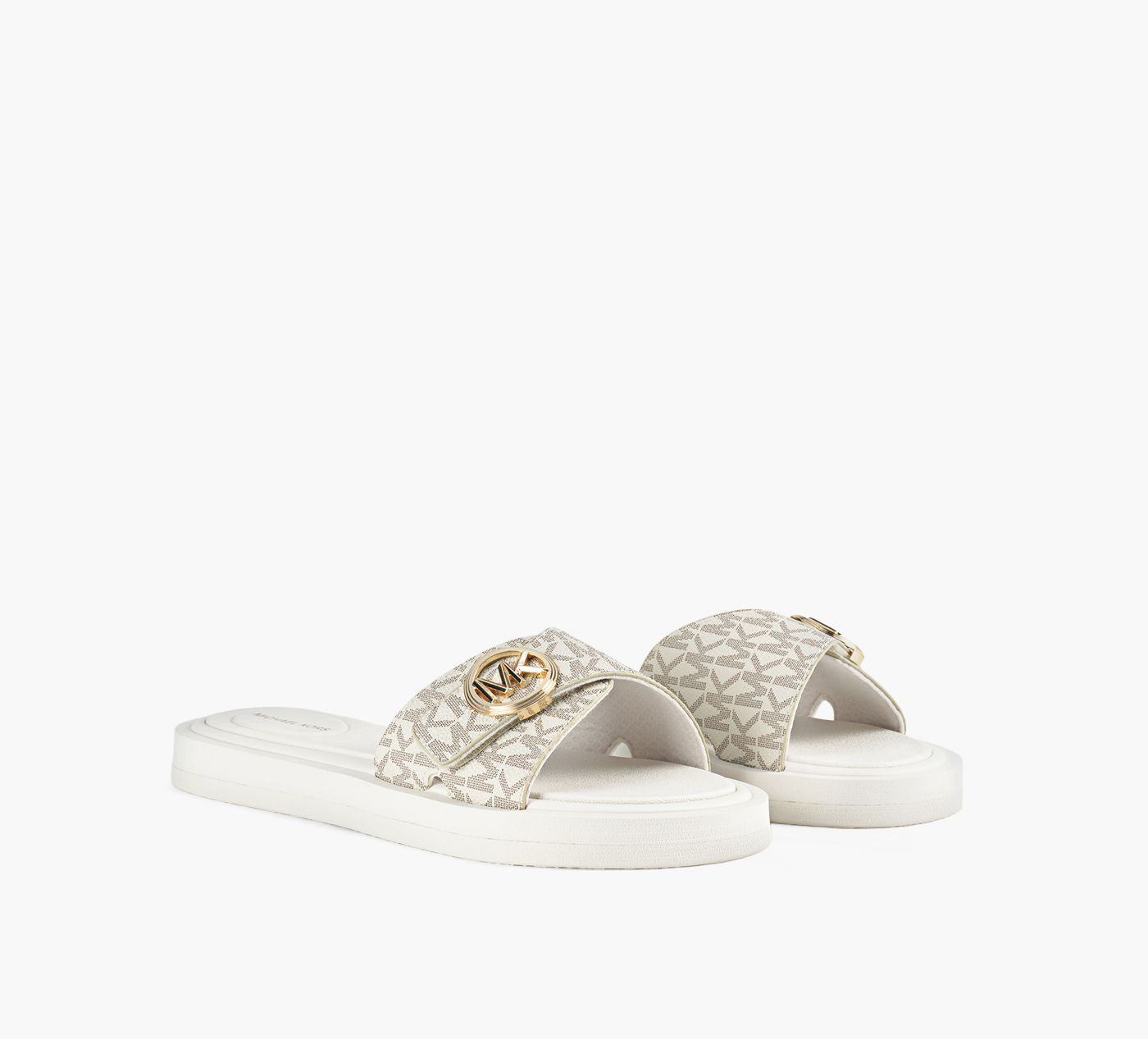 MICHAEL KORS MKPOOLSLIDE in BEIGE view 2