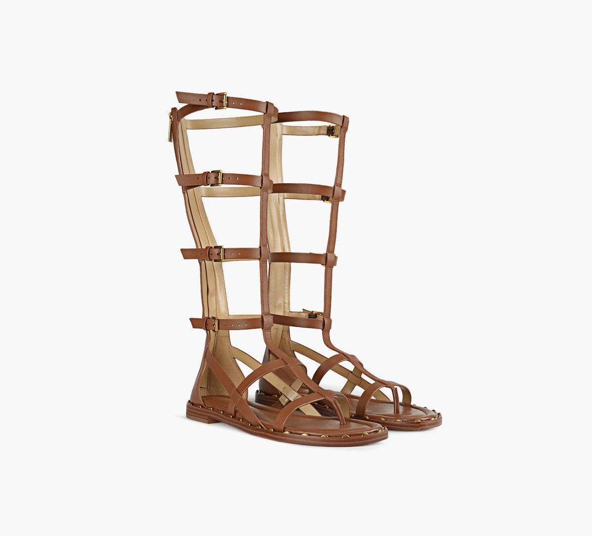 MICHAEL KORS NOAHIGHSANDAL in TAN view 2