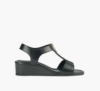 MICHAEL KORS BERKLEYWEDGESANDAL in BLACK