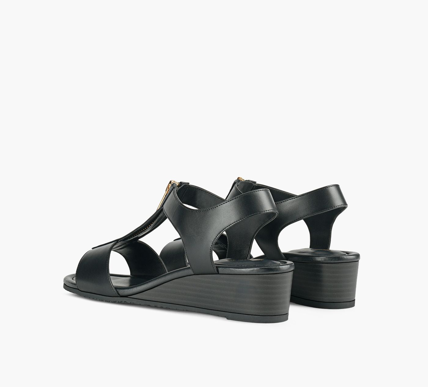 MICHAEL KORS BERKLEYWEDGESANDAL in BLACK view 3