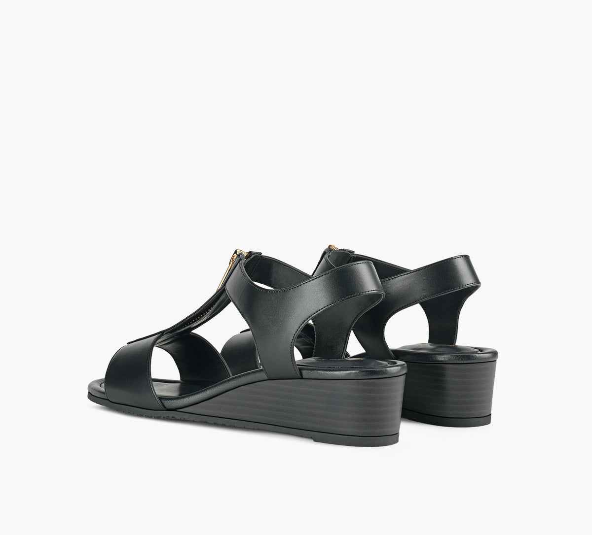 MICHAEL KORS BERKLEYWEDGESANDAL in BLACK view 3