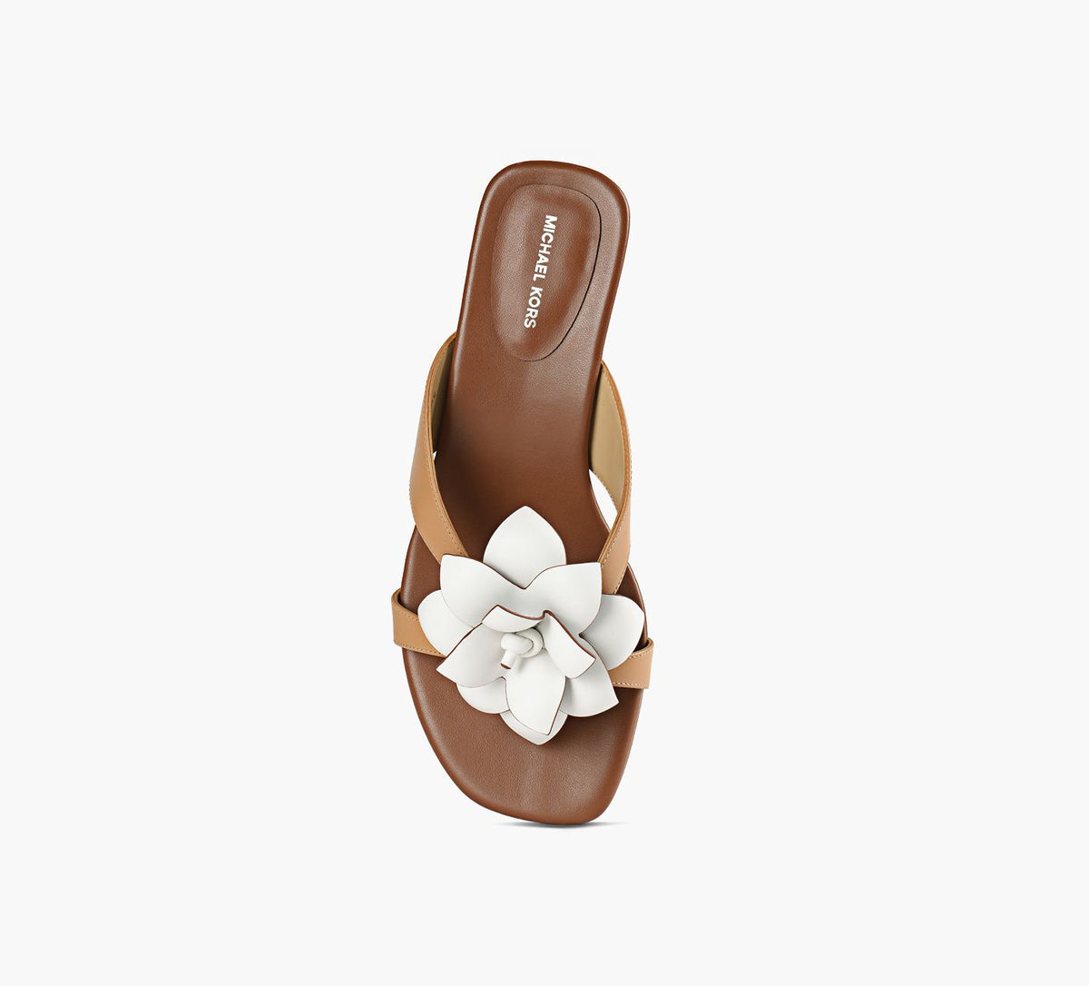 MICHAEL KORS SANDALEMINITALONJACIE en TAN vue 1c