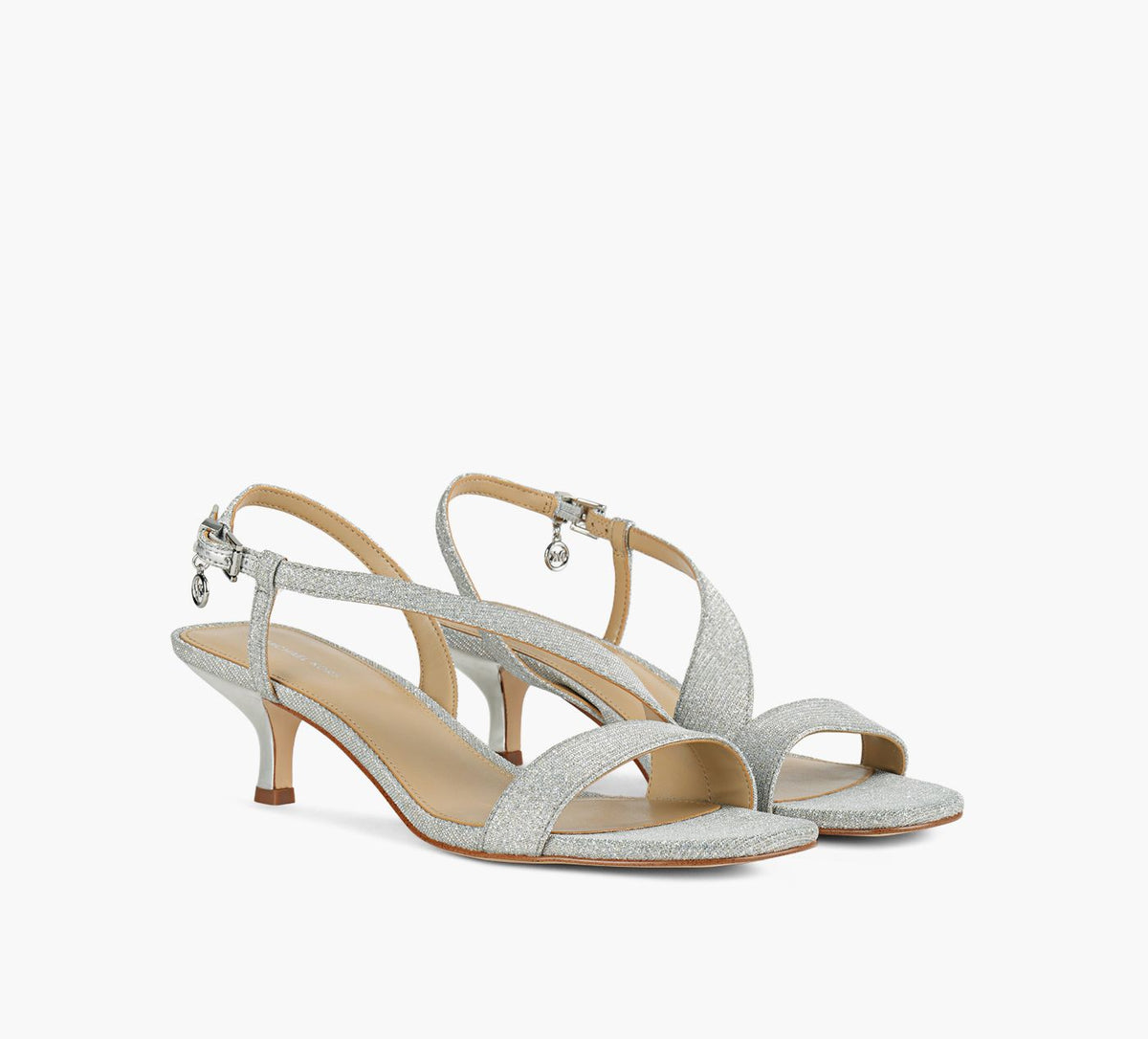 MICHAEL KORS SANDALEMINITALONJAIDA en ARGENT vue 2