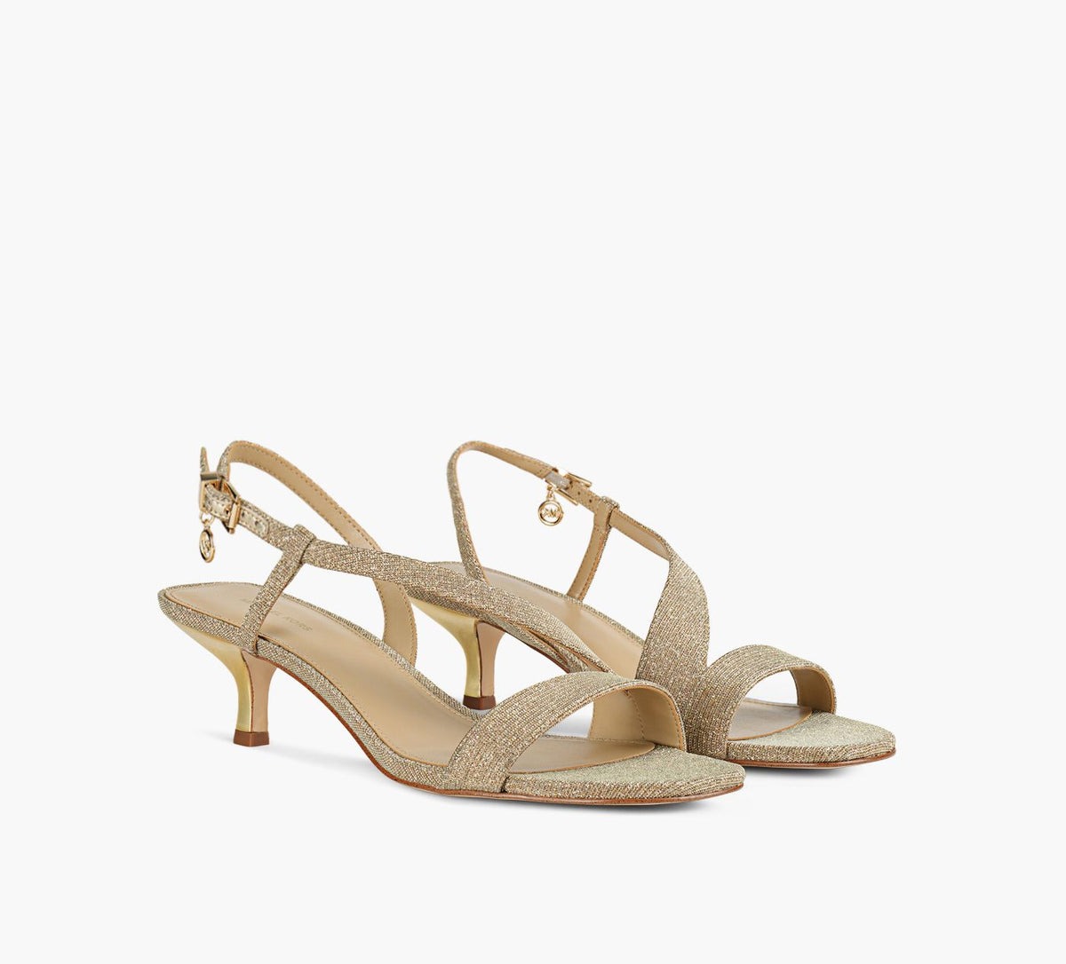MICHAEL KORS JAIDAKITTENSANDAL in GOLD view 2
